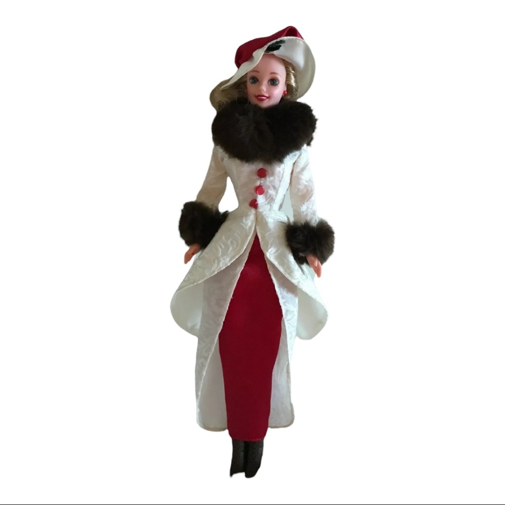 Vintage 1995 Hallmark Holiday Memories Barbie Doll Mattel Collectible